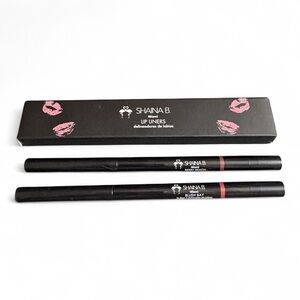 Shaina B. Miami Lip Liners in Berry Beach and Blush Bay NIB